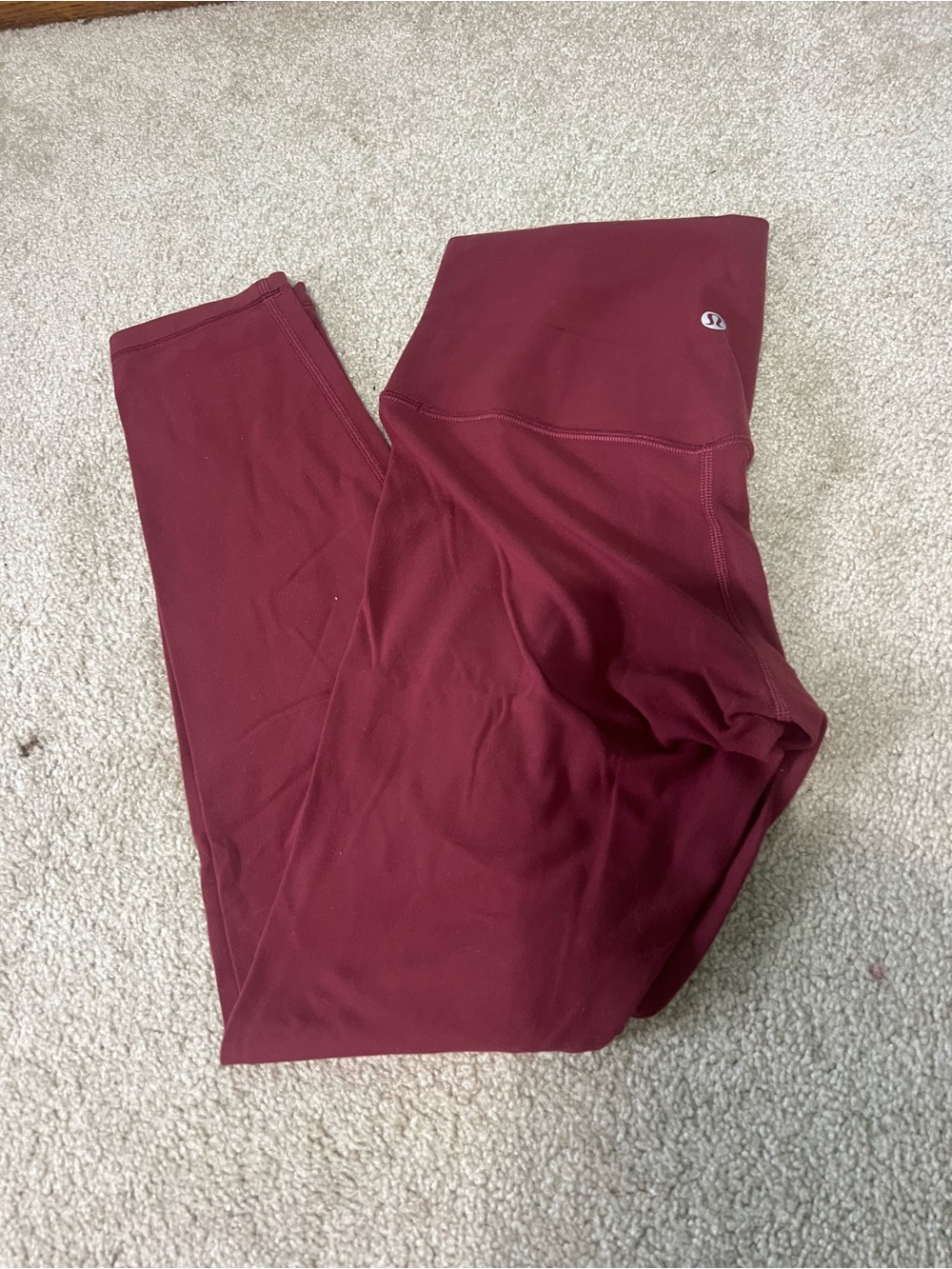 Women’s lululemon athletica Burgundy High-Rise Leggings